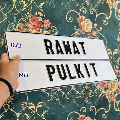 Car Custom Magnetic Name Plate