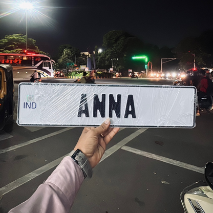 Car Custom Magnetic Name Plate